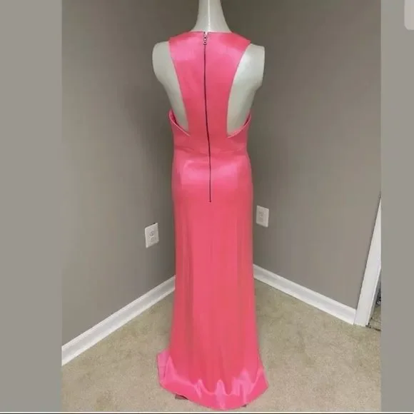 NWOT Alice + Olivia Diana Racerback Gown $440 - Picture 6 of 7
